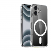 iPhone 16 Plus mágneses szilikon tok, Átlátsz. - Image 2