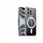 iPhone 16 Pro mágneses szilikon tok, Átlátsz. - Image 2