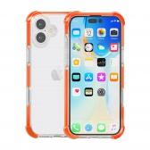 iPhone 16 ütésálló szilikon hátlap, Narancs - Image 2
