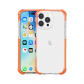 iPhone 16 Pro Max ütésálló szilikon hátlap, Narancs - Image 2