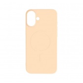 iPhone 16 Plus mágneses szilikon tok, Édes barack - Image 2