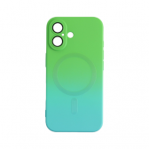 iPhone 16 mágneses design tok, Kék-Zöld - Image 2