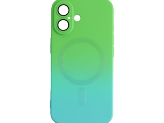 iPhone 16 Plus mágneses design tok, Kék-Zöld