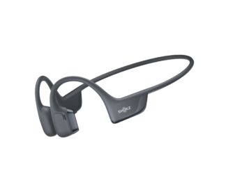 Shokz OpenRun Pro 2, Bluetooth headset, USB-C. Fekete