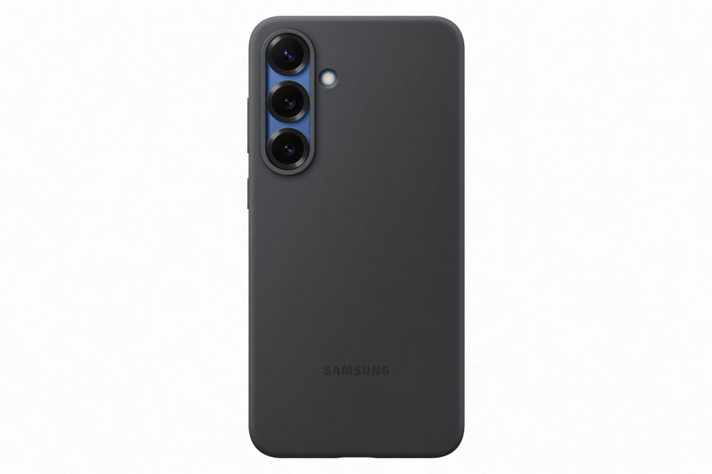 Samsung Galaxy S25 Plus szilikon tok, Fekete