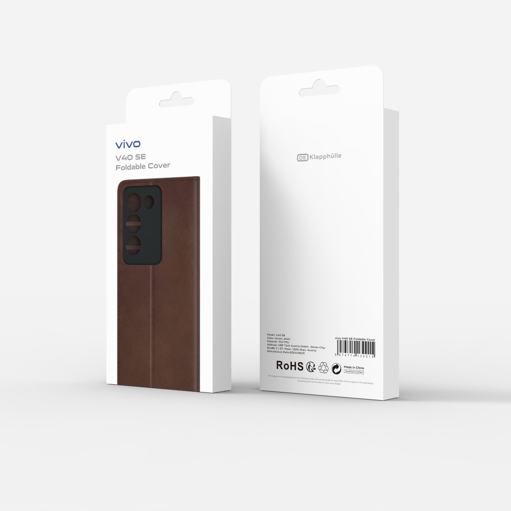 Vivo V40 SE Foldable Cover barna tok - Image 3