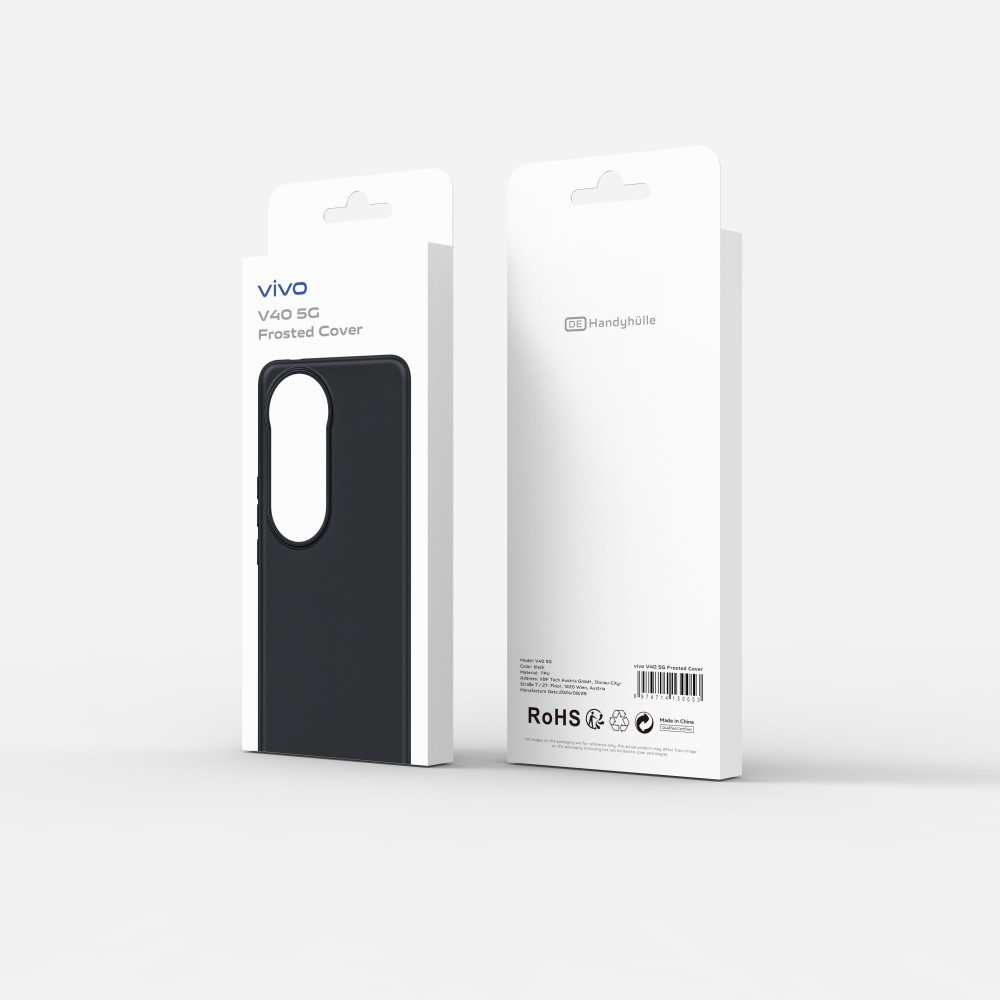 Vivo V40 5G Frosted Cover fekete tok - Image 3