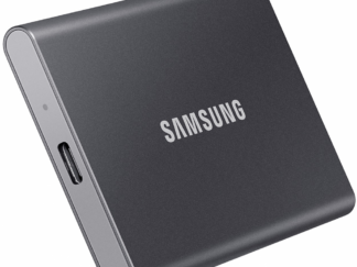 Samsung T7 hordozható SSD, 4TB, USB 3.2,Szürke