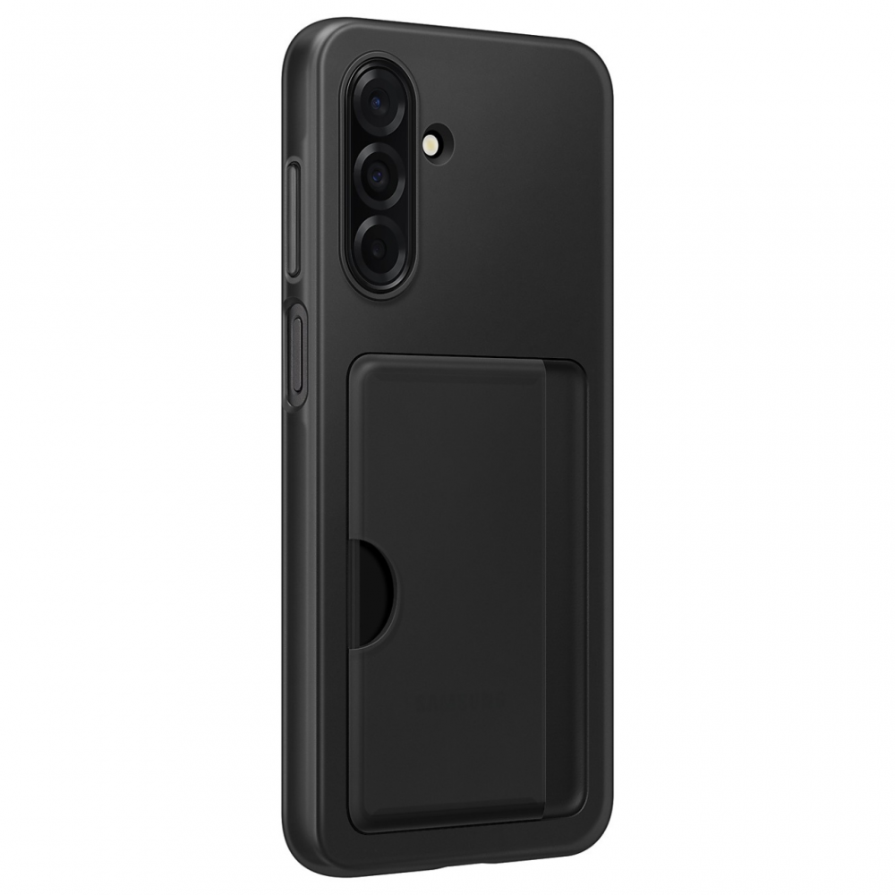 Samsung A26 5G kártyatartós hátlap, Fekete - Image 3