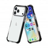 iPhone 17 Pro Max ütésálló szilikon hátlap, Fekete - Image 6