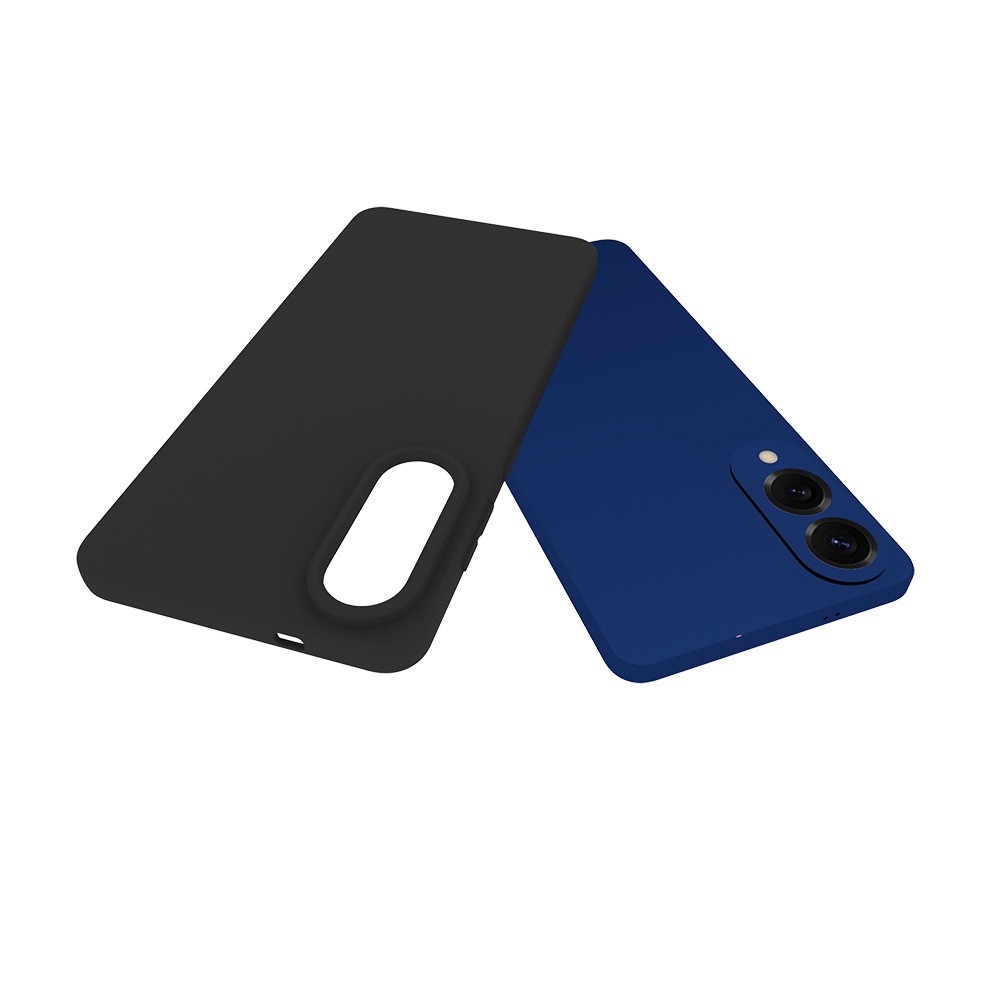 Premium szilikon tok, Samsung S25 Edge, Fekete - Image 5
