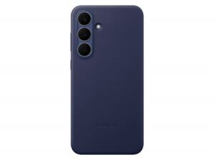 Samsung Galaxy S25 FE bőr hátlap, sötét kék