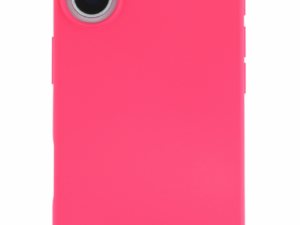 Premium szilikon tok, iPhone 17, Magenta