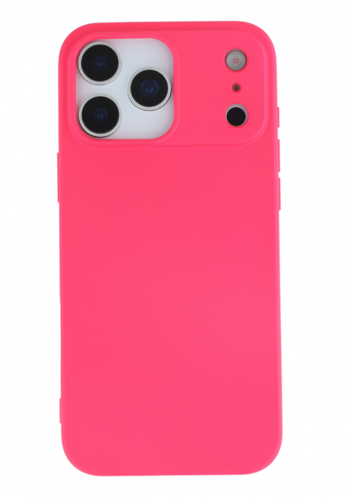 Premium szilikon tok, iPhone 17 Pro Max, Magenta