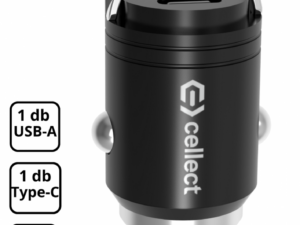 Mini autós töltő adapter gyorstöltő funkcióval 30W