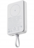 Xiaomi Magnetic Power Bank 10000mAh beépített Usb-C kábel, fehér - Image 4