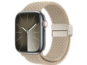 DUX DUCIS strap MIXTURE PRO stretchable braided for Apple Watch 42 / 44 / 45 / 49 mm beige