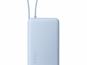 Xiaomi Power Bank 20000mAh beépített usb-c kábel világos kék BHR