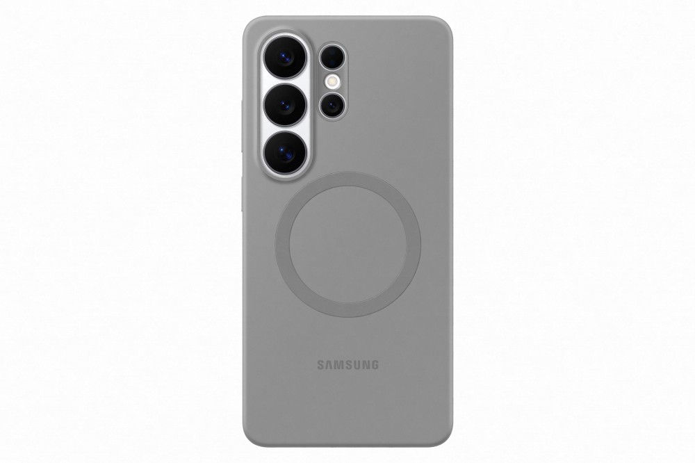 Samsung Galaxy S26 Utlra szürke mágneses szilikon tok