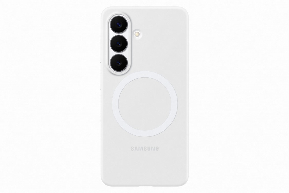 Samsung Galaxy S26 fehér mágneses szilikon tok