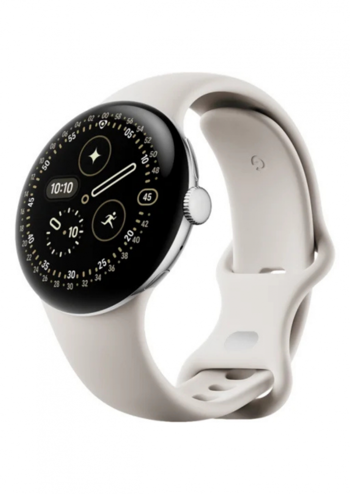 Google Pixel Watch 4, 45mm okosóra, porcelán fehér