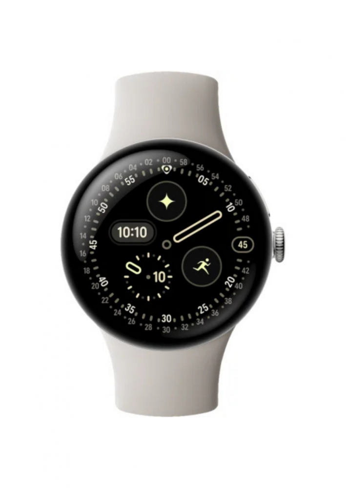 Google Pixel Watch 4, 45mm okosóra, porcelán fehér - Image 3
