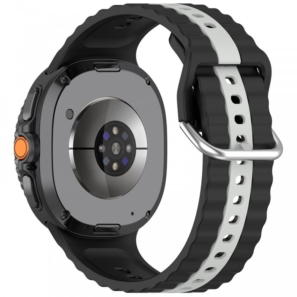 Samsung Galaxy Watch 8/Classic óraszíj szürke csíkokkal,22mm - Image 3
