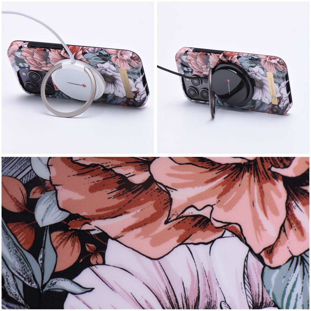 FORCELL F-PROTECT Mirage case compatible with MagSafe for IPHONE 15 Pro Max bloom bush - Image 5