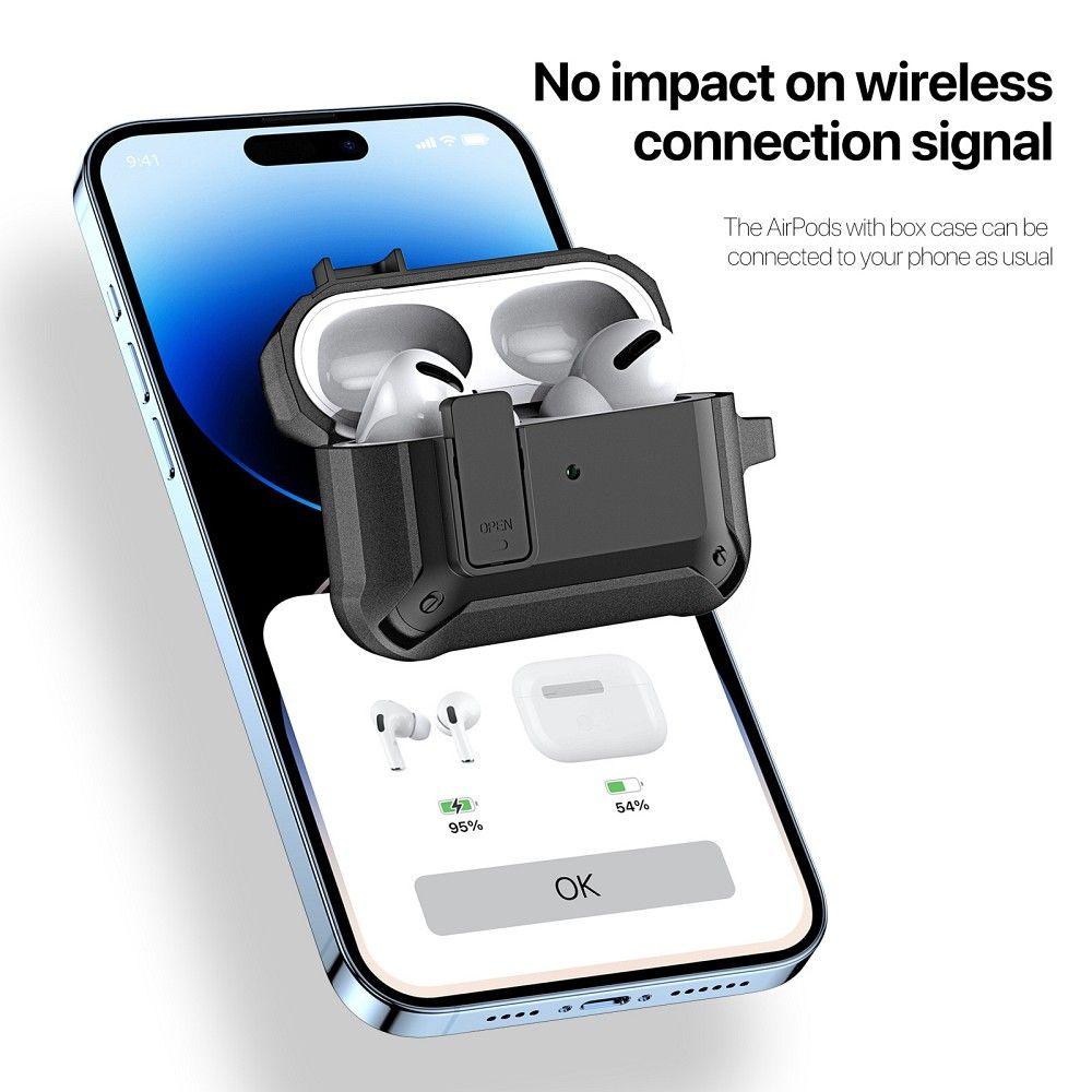 DUX DUCIS PECO - protective case armor type for AirPods 3 black - Image 7