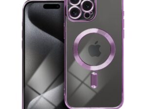 ELECTRO MAG COVER case compatible with MagSafe for IPHONE 15 Pro Max deep purple