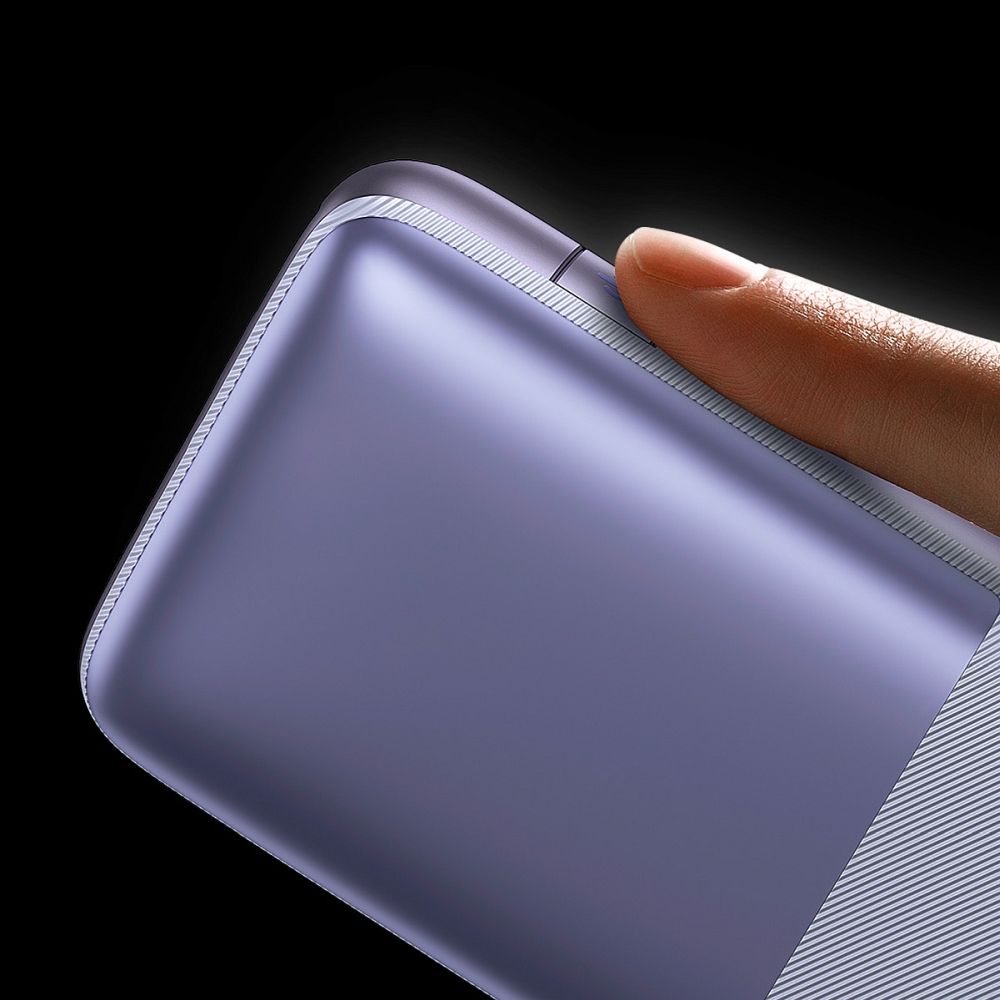 BASEUS powerbank 10 000 mAh + cable USB A to Type C PD QC3.0 3A 22,5W PPBD040005 purple - Image 13