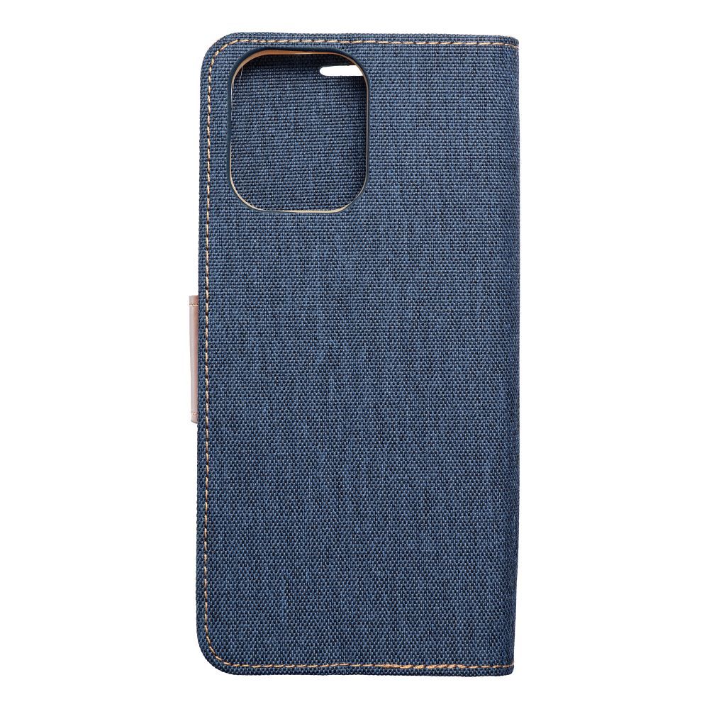CANVAS Book case for XIAOMI Redmi 12 4G / 12 5G navy blue - Image 2
