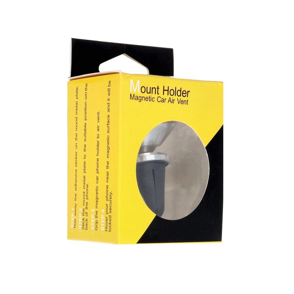 Car holder for smartphone Magnetic to air vent silver - Image 5