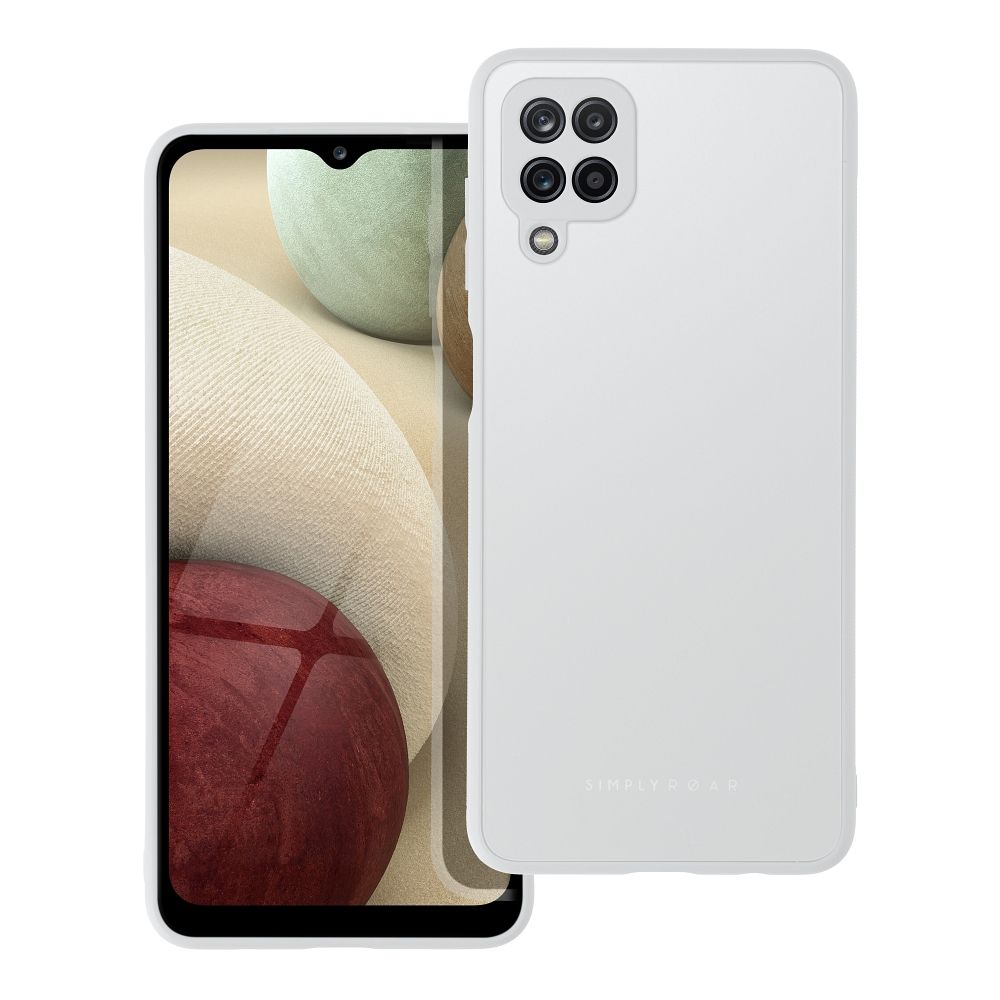 Roar Matte Glass Case - for Samsung Galaxy A12 steel