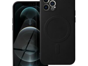 SILICONE MAG COVER case compatible with MagSafe for IPHONE 12 Pro Max black