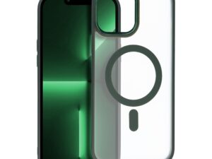 MATTE MAG COVER case compatible with MagSafe for IPHONE 13 Pro Max green