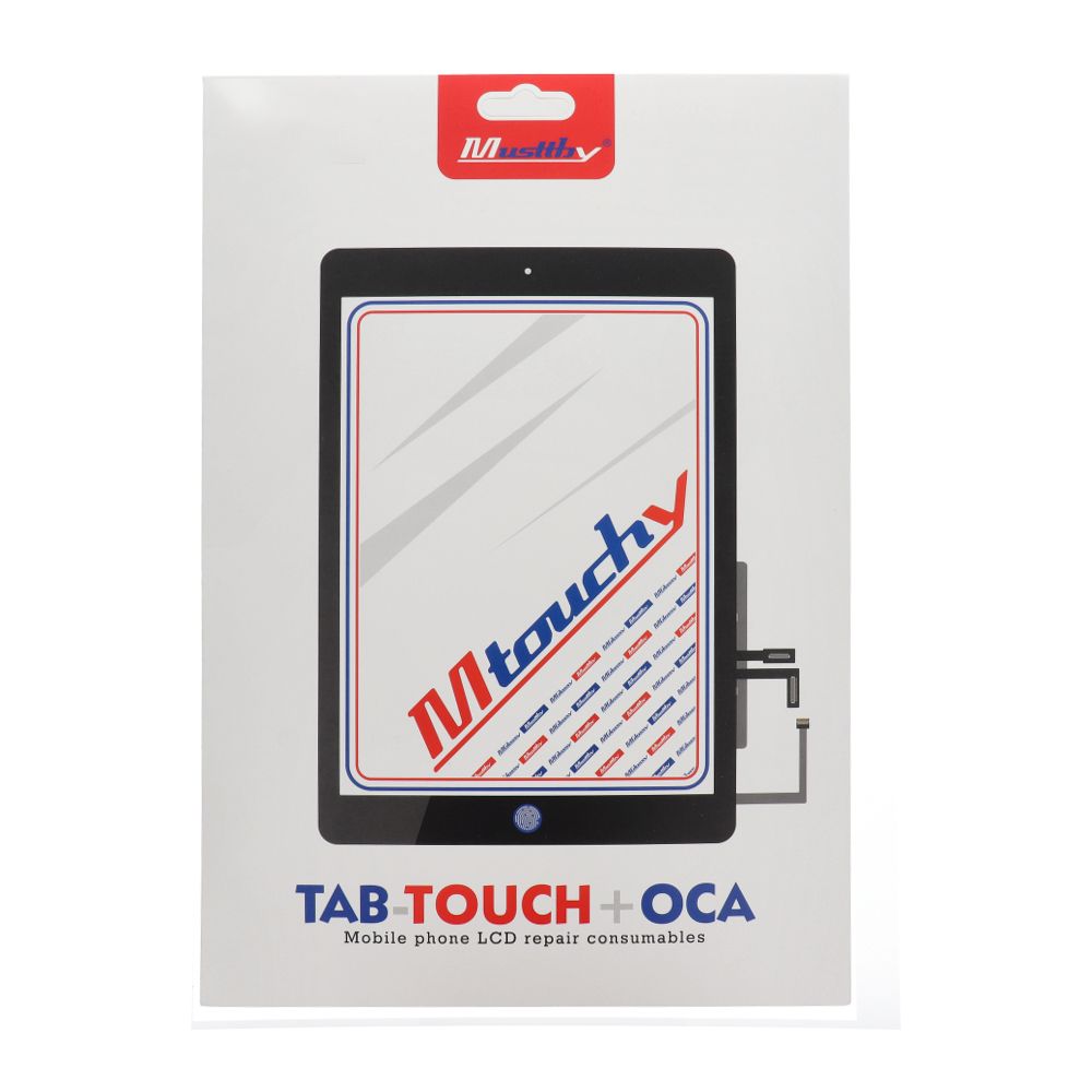 MUSTTBY Touch screen + back sticker + Home for iPAD 7 (black) - Image 3