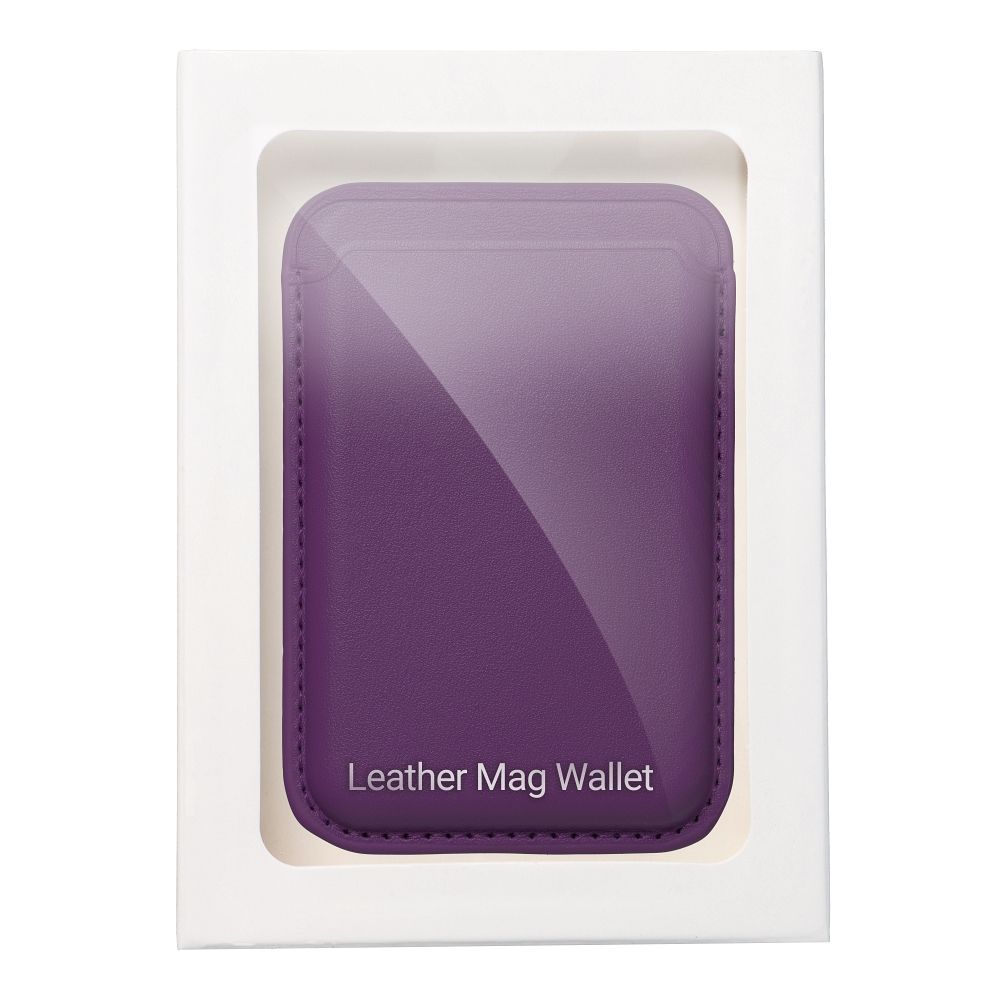 LEATHER MAG WALLET compatible with MagSafe dark violet - Image 8