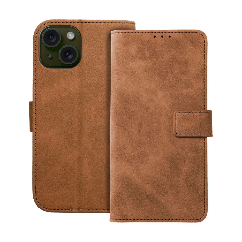 TENDER Book Case for IPHONE 15 brown - Image 2