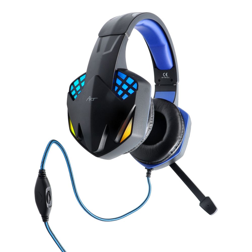 Headphones gaming with microphone ART G11 with light - Image 6