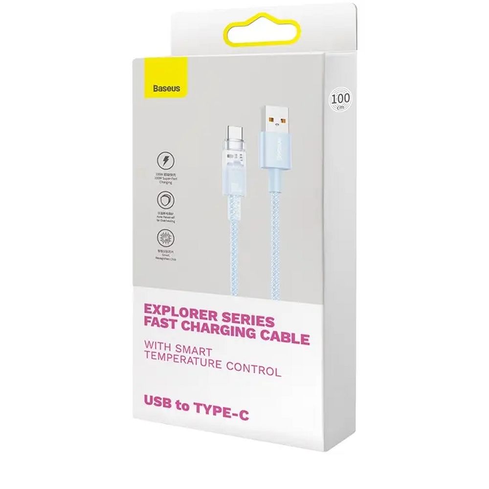 BASEUS cable USB A to Type C PD 100W Explorer CATS010503 2 m blue - Image 10