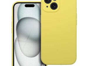Case SILICONE 2mm for IPHONE 15 lemon