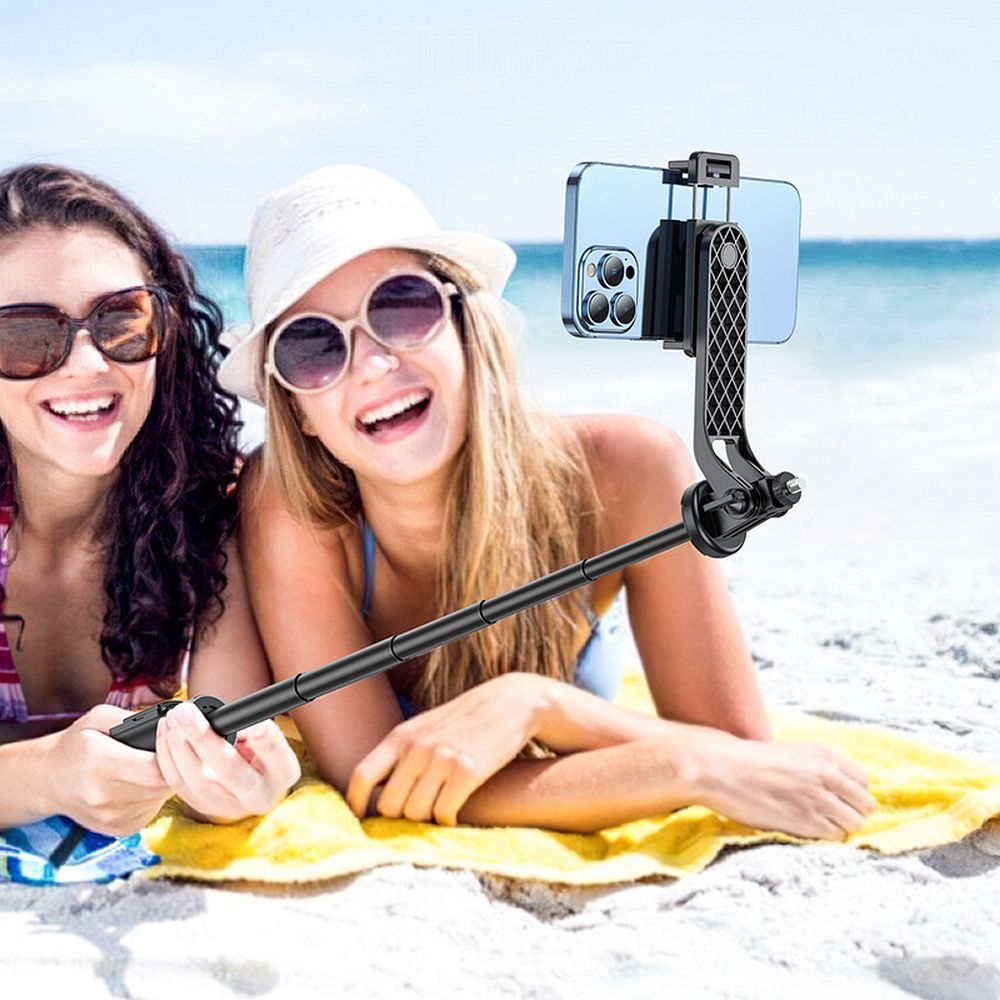 HOCO selfie stick with bluetooth remote control tripod K21 black - Image 9