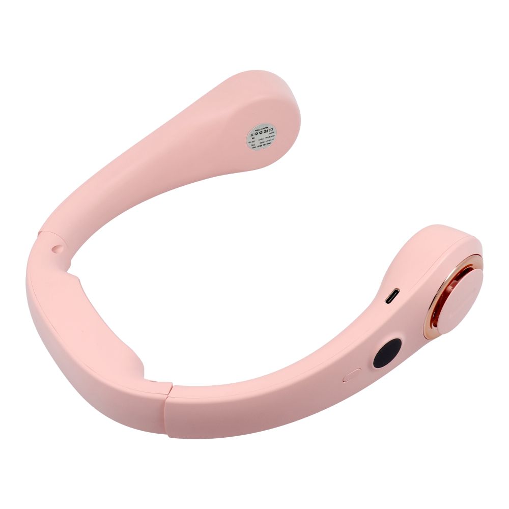 Portable neck fan F50 pink - Image 2