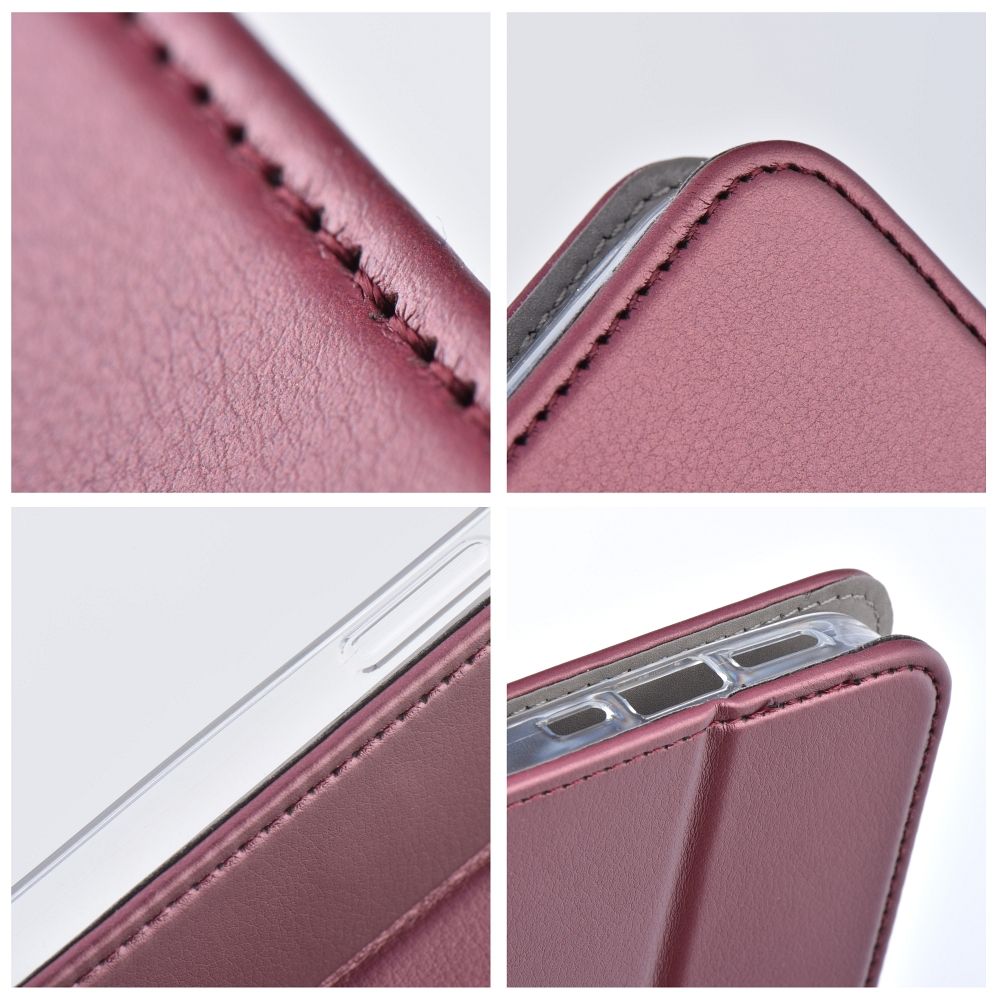 SMART MAGNETO Book case for SAMSUNG M55 5G burgundy - Image 2