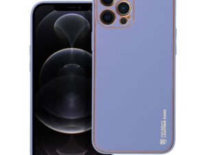 LEATHER case for IPHONE 12 Pro Max blue
