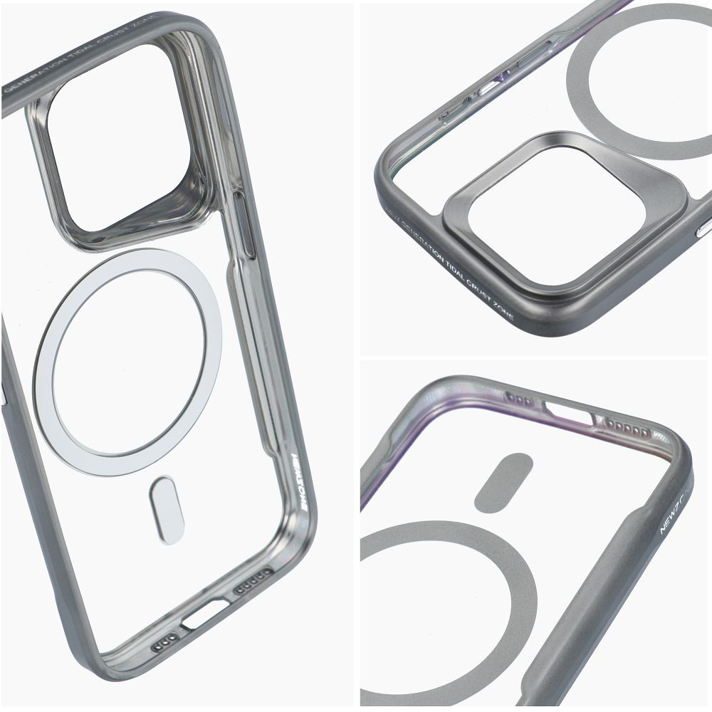 ERGOFIT NEWZONE case compatible with MagSafe for IPHONE 15 PRO MAX grey - Image 2
