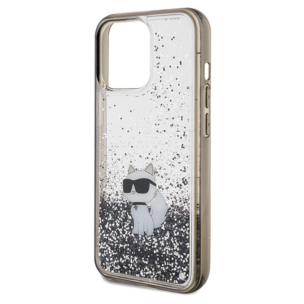 KARL LAGERFELD case for IPHONE 13 Pro Max KLHCP13XLKCNSK (Liquid Glitter C) transparent - Image 6