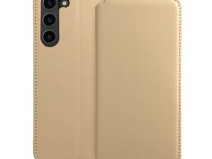 DUAL POCKET Book case for SAMSUNG S24 gold