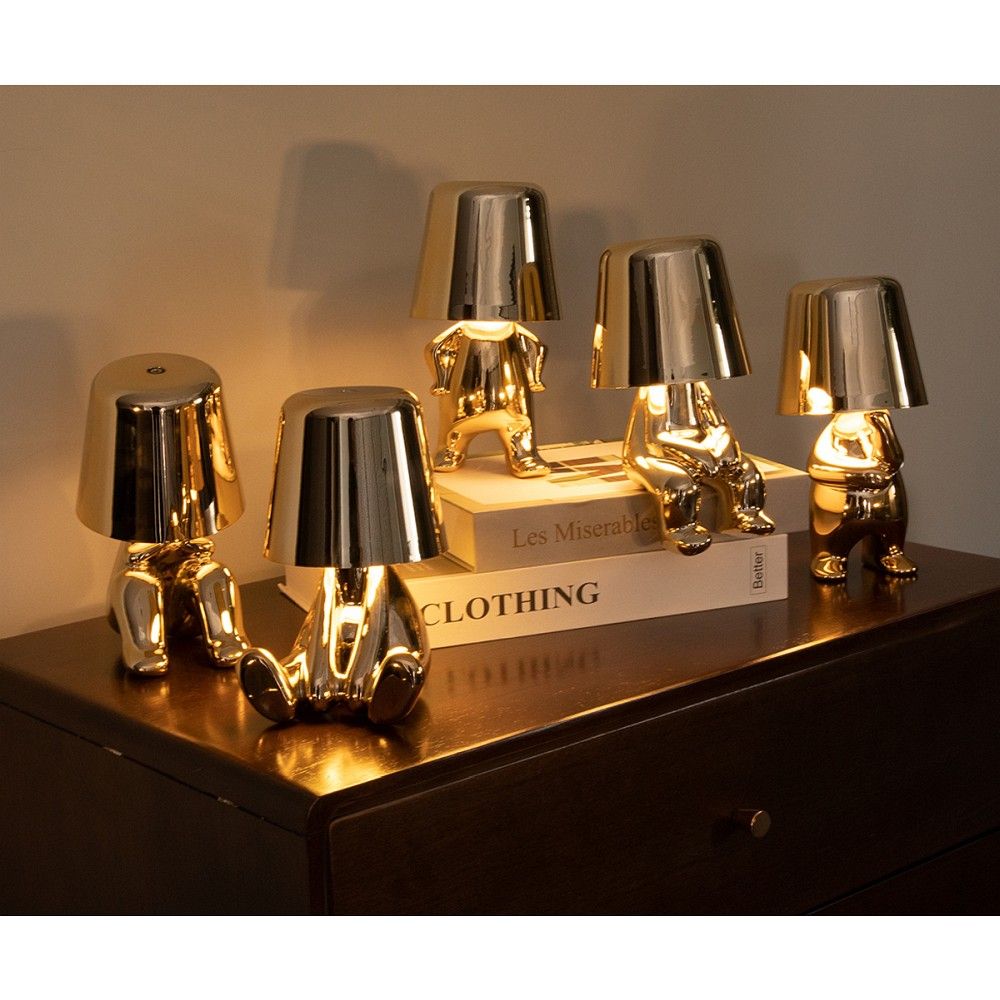 Table lamp bedside GOLD MAN Art Deco seat (version 6) MLTL - Image 8